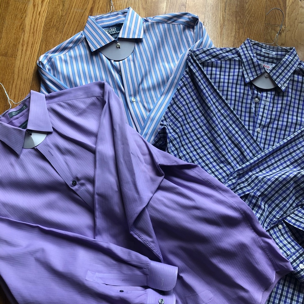 3 Men’s Dress Shirts Medium